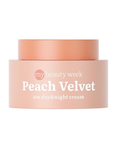 Восстанавливающий крем для лица My Beauty Week Peach Velvet с пантенолом 50мл 7 days