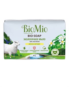 Мыло Bio Soap Туалетное Литсея и Бергамот 90г Biomio