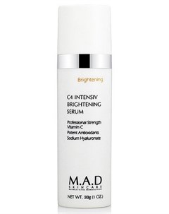 Сыворотка C4 Intensiv Brightening Serum с Витамином С для Выравнивания Тона Кожи 30г M.a.d skincare