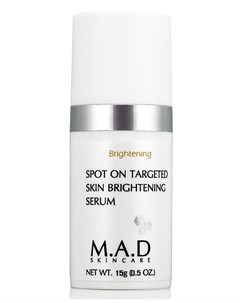 Сыворотка Spot On targeted Skin Brightening Serum для Локального Использования с Эффектом Выравниван M.a.d skincare