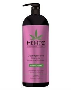 Кондиционер Daily Herbal Moisturizing Pomegranate Conditioner Растительный Увлажняющий и Разглаживаю Hempz