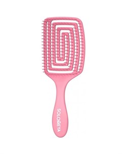 Расческа Wet Detangler Brush Paddle Strawberry для Сухих и Влажных Волос с Ароматом Клубники MZ 1 шт Solomeya