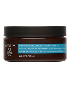 Маска Moisturizing Hair Mask Hyaluronic Acid Aloe для Волос Увлажняющая с Гиалуроновой Кислотой и Ал Apivita