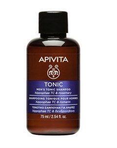 Шампунь Men s Tonic Shampoo Hippophae TC Rosemary Тонизирующий против Выпадения Волос для Мужчин 75  Apivita