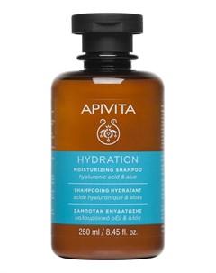 Шампунь Hydration Moisturizing Shampoo Hyaluronic Acid Aloe Увлажняющий с Гиалуроновой Кислотой и Ал Apivita