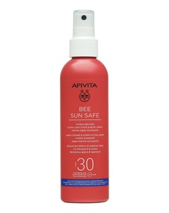 Спрей Bee Sun Safe Hydra Melting Ultra Light Face Body Spray SPF30 Солнцезащитный Тающий Ультралегки Apivita