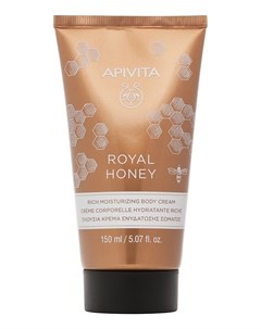Крем Royal Honey Rich Moisturizing Body Cream для Тела Королевский Мед 150 мл Apivita