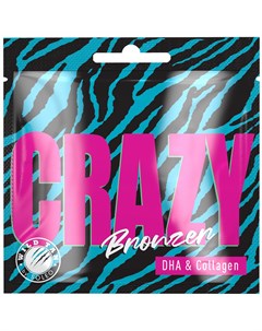 Бронзатор Crazy Bronzer DHA Collagen с Антивозрастной Формулой и Быстрым Эффектром Загара 15 мл Soleo