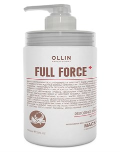 Маска Full Force Restoring Mask Интенсивная Восстанавливающая с Маслом Кокоса 650 мл Ollin professional