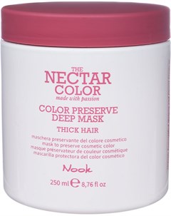 Маска Color Preserve Deep Mask Thick Hair to Preserve Cosmetic Color для Ухода за Плотными и Жёстким Nook