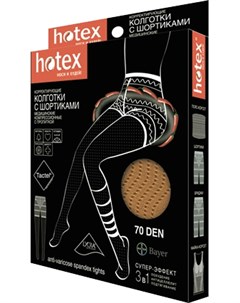 Колготки Нotex с Шортиками 70 den Черные Hotex
