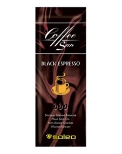 Крем Бронзатор Coffe Sun Black Espresso с Проявителем Загара 15 мл Soleo