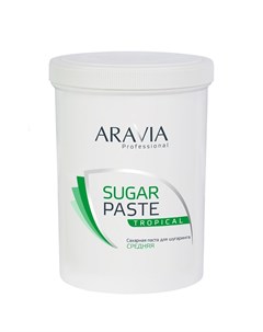 Паста Sugar Paste Сахарная для Депиляции Тропическая Средней Консистенции 1500г Aravia