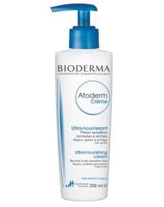 Крем Atoderm Cream с Помпой Атодерм 200 мл Bioderma