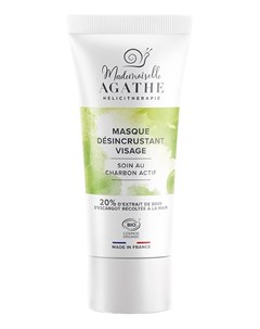Маска Masque Desincrustant Visage для Лица Очищающая Активный Углерод 75 мл Mademoiselle agathe