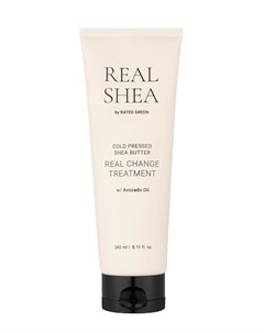 Маска Real Shea Питательная для Волос с Маслом Ши Холодного Отжима 240 мл Rated green