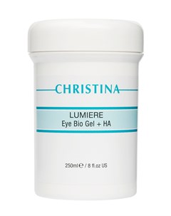 Био гель Lumiere Eye Bio Gel HA для кожи вокруг глаз с гиалуроновой кислотой 250 мл Christina
