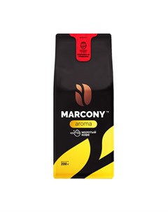 Кофе молотый Aroma со вкусом Клубники со сливками м у 200 г Marcony