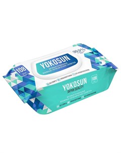 Влажные гигиенические салфетки антибактериальные 108шт Yokosun