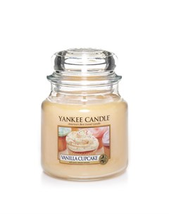 Аромасвеча в стеклянной банке средняя Ванильный кекс Yankee candle