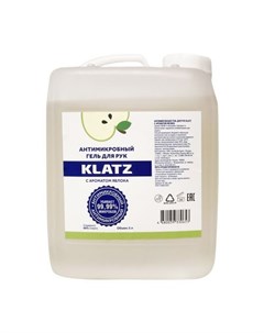 Antimicrobial Антимикробный гель для рук с ароматом яблока 5 л Klatz