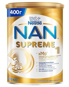 1 Supreme Сухая смесь с олигосахаридами для защиты от инфекций 400гр Nan