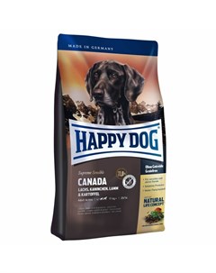 Сухой корм Supreme Sensible Canada для взрослых собак с чувствительным пищеварением и аллергией с ло Happy dog