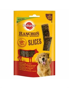 Ranchos лакомство для собак с говядиной мясные ломтики 60 г Pedigree