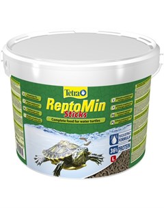 Корм ReptoMin для водных черепах в виде палочек 10 л ведро Tetra