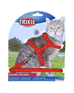 Шлейка для кошек с отражателем 30 см 10 мм 18 35 см Trixie