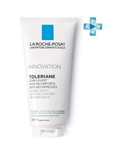 Очищающий гель для умывания для смягчения чувствительной кожи лица и тела 200 мл Toleriane La roche-posay