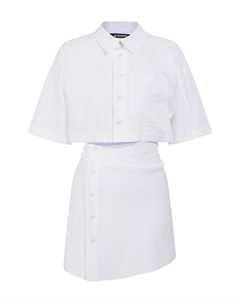 Белое платье La robe Arles Jacquemus