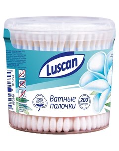 Палочки ватные стакан Luscan