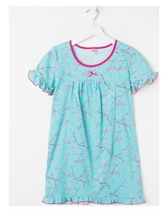 Сорочка для девочки цвет голубой рост 110 см 5 лет Bonito kids
