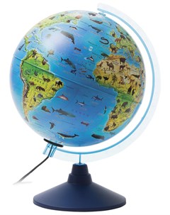 Глобус зоогеографический с подсветкой Классик евро Globen
