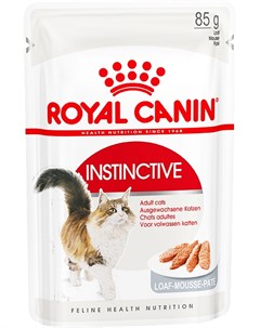 Влажный корм для кошек Instinctive Adult Loaf Beef Pate Pouche 0 085 кг Royal canin