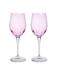 Набор бокалов для белого вина 385 мл Monalisa 2 шт розовый Le stelle