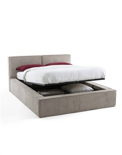 Кровать с ящиком для белья seven серый 195x90x232 см Laredoute