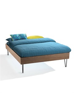 Кровать в винтажном стиле watford коричневый 164x44x204 см Laredoute