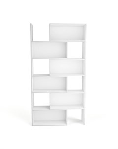 Шкаф для книг модульный everett белый 72x200x30 см Laredoute
