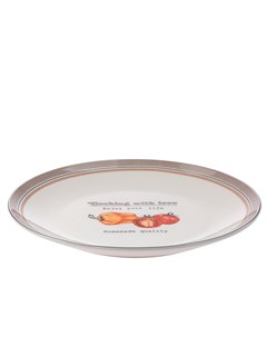Тарелка обеденная Trattoria 27см керамика Коралл