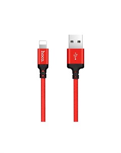 Аксессуар X14 Times Speed USB Lightning 1 0m Red Hoco