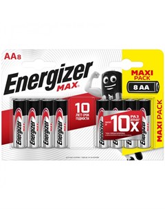 Батарейка Max АА LR06 алкалиновая 8BL Energizer