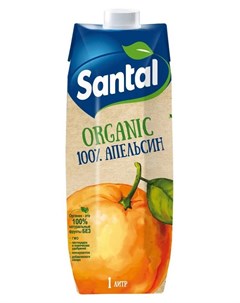 Сок Апельсиновый Organic 1л Santal