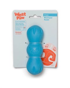 Zogoflex игрушка для собак голубая гантеля 16 см West paw