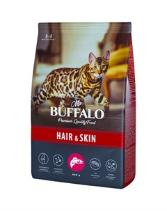 Корм для кошек Hair Skin с лососем 400 г Mr.buffalo