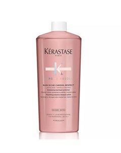 Питательный шампунь для окрашенных чувствительных или поврежденных волос Riche Chroma Respect 500 мл Kerastase