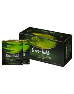 Чай Flying Dragon зеленый фольгир 25пак уп 0358 15 Greenfield