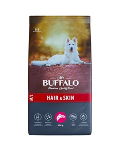 Корм для собак Hair Skin с лососем 800 г Mr.buffalo