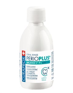 Жидкость Ополаскиватель Perio Plus Balance с Содержанием Хлоргексидина 0 05 200 мл Curaprox